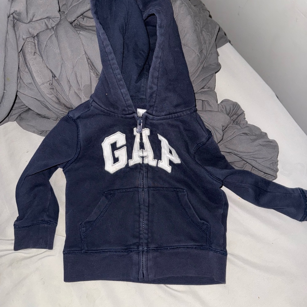 GAP Dark Blue Zip-Up Hoodie